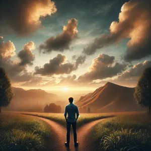 The Fork in The Road: A Story About Christ Confronting a Man